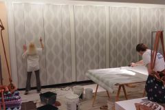 Installing Wall Coverings in Office/ Retail Space