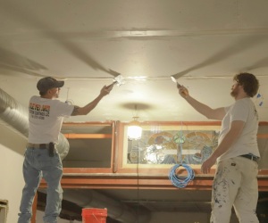 Painting the Ceiling at Nighttown